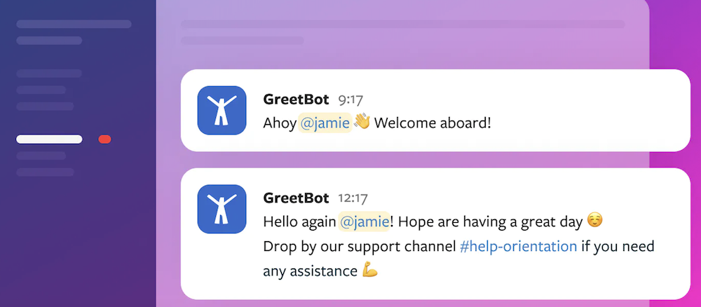 Greetbot Slack