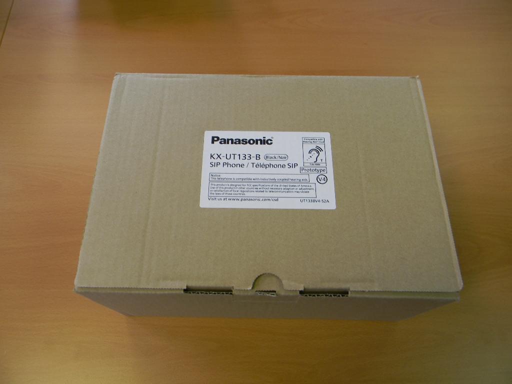 Unboxing Panasonic KX-UT133 IP Telephone