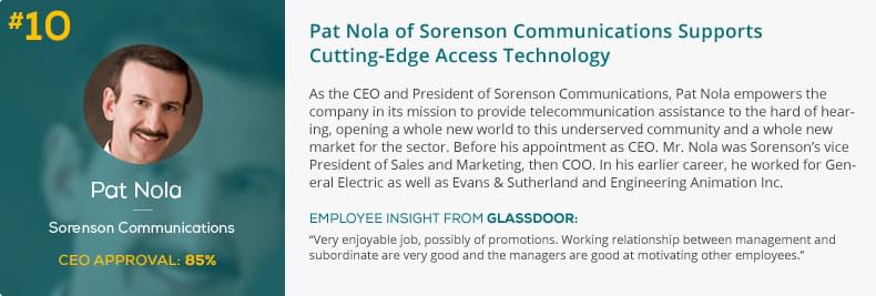 Pat Nola of Sorenson Communications Supports Cutting-Edge Access Technology 