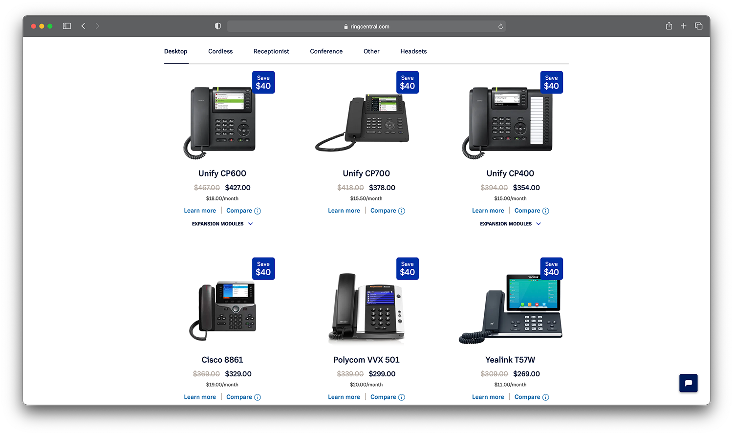 RingCentral business phone systems