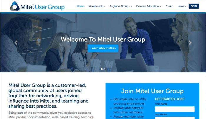 mitel user group customer service